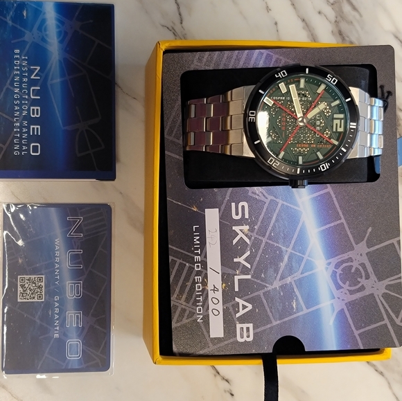 Nubeo Skylab Skeleton Automatic Watch,Primordial, Limited Edition, 242/400, 48mm - Picture 5 of 15